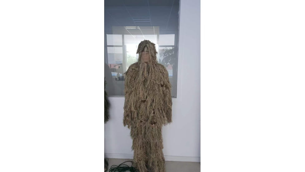 ExecDefense USA Sniper Suit, Ghille Suit, Multi-Color, Woodland, GS-01