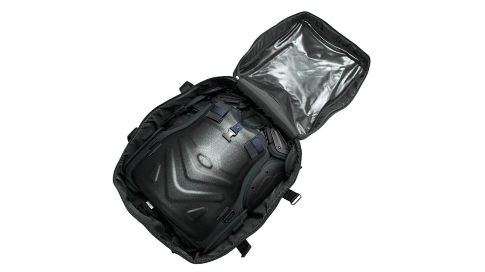 ExecDefense USA TURBO-X Riot Suit, Black &amp; Dark Navy Blue, Universal Size, TURBO-X