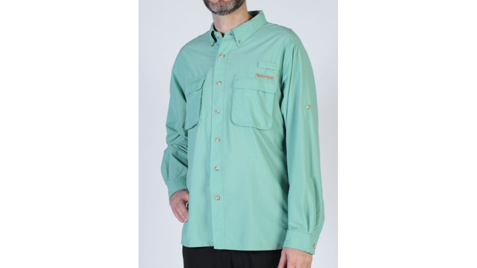 ExOfficio Air Strip Long Sleeve Shirt - Men's, Feldspar, Extra Large, 10012035-5458-XL