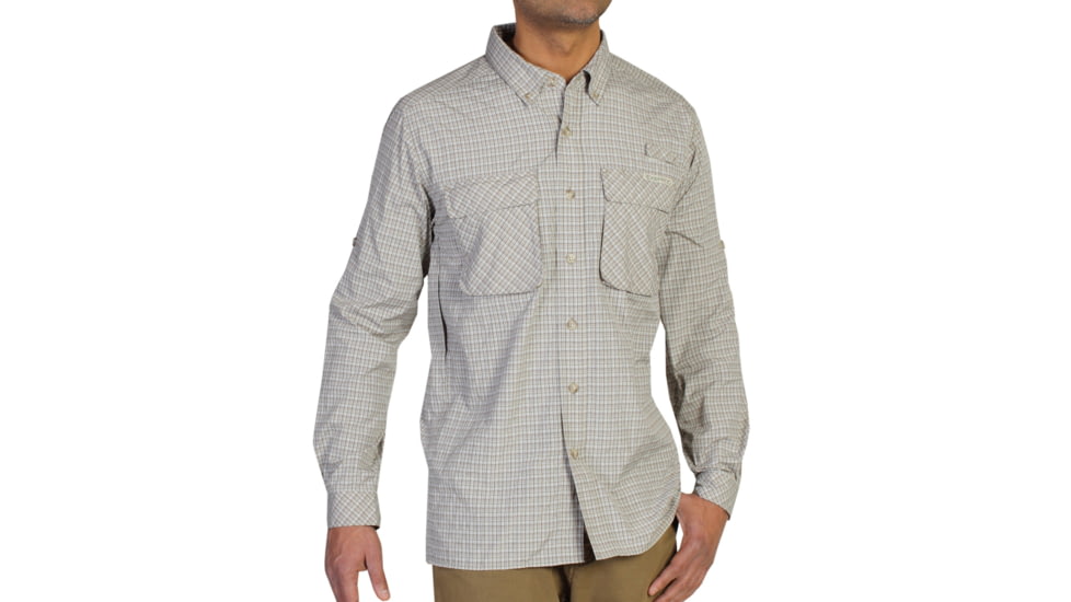 ExOfficio Air Strip Micro Plaid Shirt - Men's-Path-Large