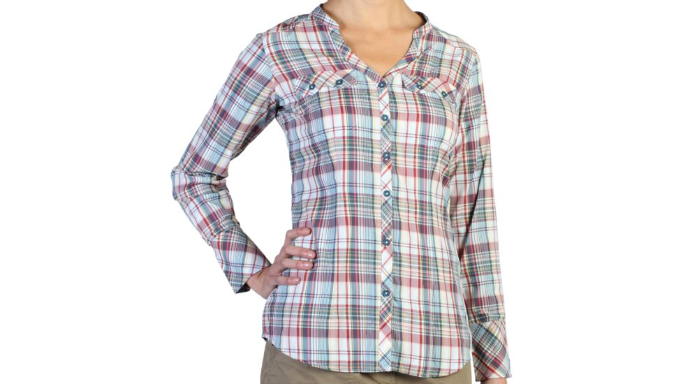 ExOfficio Airhart Long Sleeve Shirt - Women's -Marina-Medium
