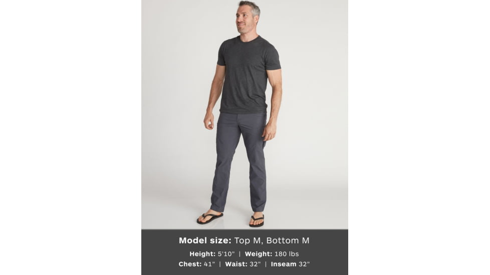 ExOfficio Amphi Hiking Pant - Mens, Carbon, 34, 1021-3315-9703-34