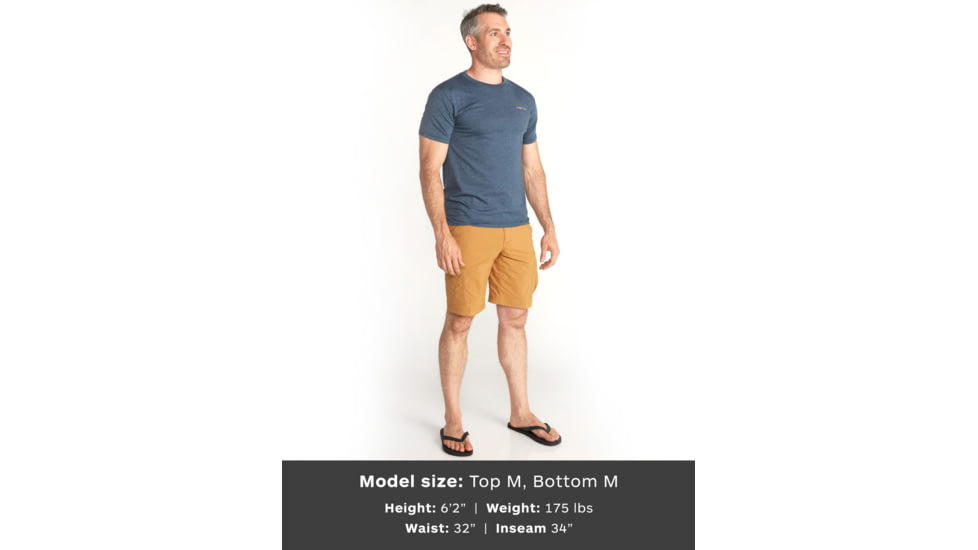 ExOfficio Amphi Short - Mens, Scotch, 42, 1030-3254-2810-42