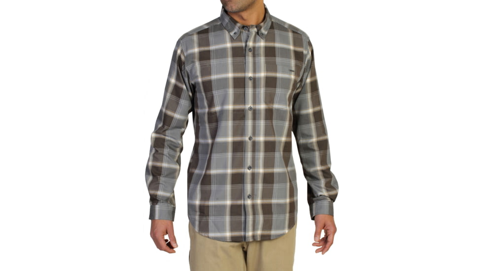 Arabica Plaid Long Sleeve Shirt - Mens -Road-Medium