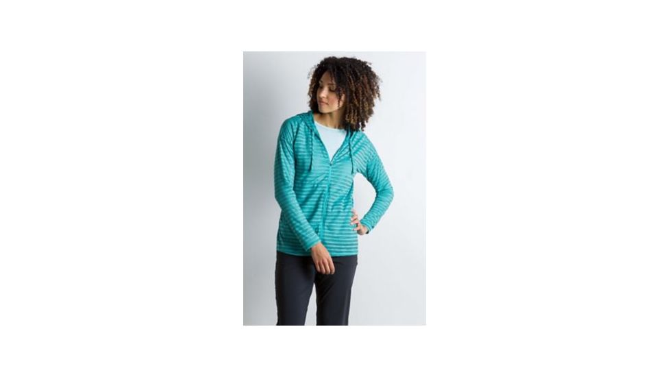 ExOfficio BA Modena Hoody Women's, Saltwater Heather, M 21113080-5252_M