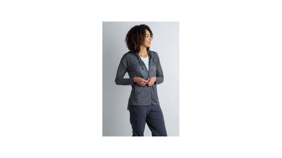 ExOfficio BA Modena Hoody Women's, Black Heather, XS 21113080-9964_XS