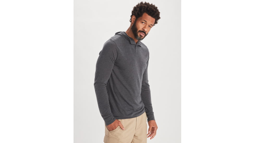 ExOfficio BA Solaro Hoody - Mens, Carbon, Small, E12504-9703-S