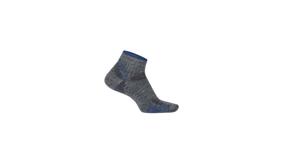 ExOfficio BA Sotice Canyon Qtr Sock Men's, Grey Heather, M/L 31553135-9310_M/L