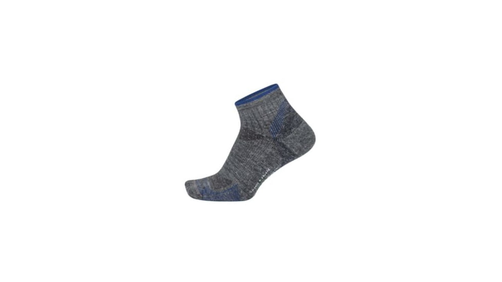 ExOfficio BA Sotice Canyon Qtr Sock Men's, Grey Heather, M/L 31553135-9310_M/L