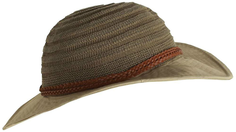 ExOfficio Boardwalk Sun Hat - Women's -Walnut/Khaki-L/XL