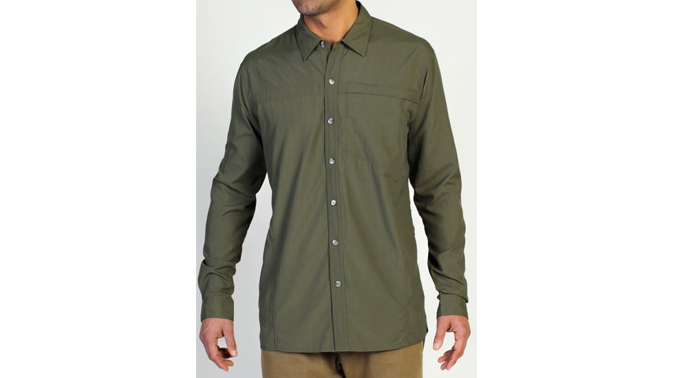 ExOfficio BugsAway Breezr Shirt - Mens-Loden-Large