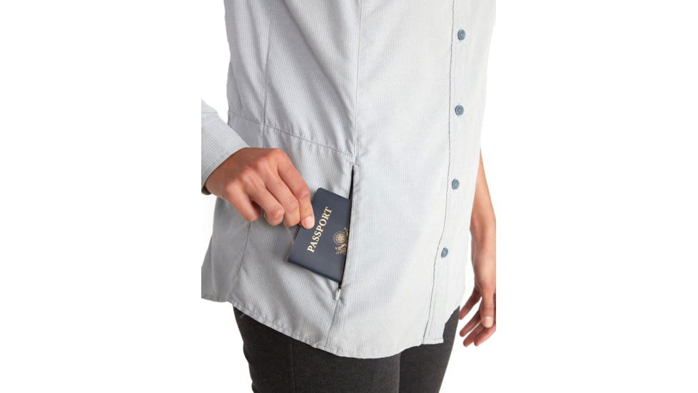 ExOfficio BugsAway Brisa Long Sleeve - Womens, Navy, Extra Small, 2101-3152-5600-XS