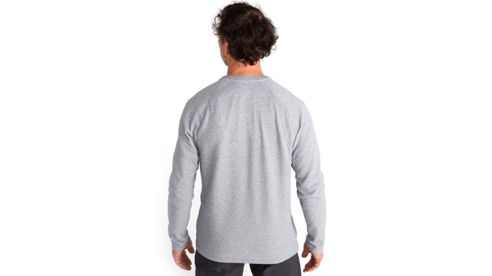ExOfficio BugsAway Coledale Henley Long Sleeve - Mens, Dark Steel, Extra Large, 1111-8094-9361-XL