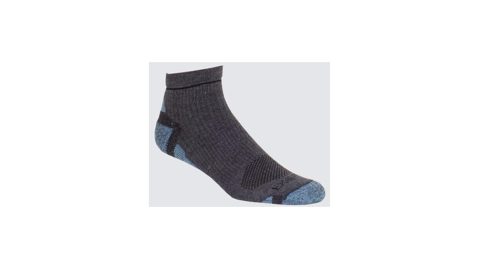 ExOfficio BugsAway Hiker Quarter Sock - Women's-Dk Charcoal-M/L