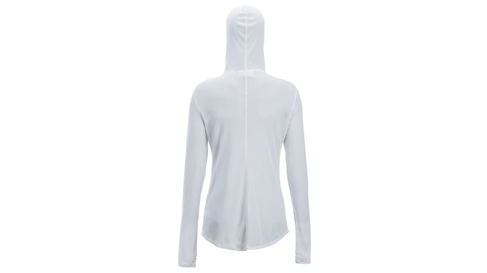 ExOfficio BugsAway Lumen Full Zip Hoody - Women's, White, S, 2111-3285-1000-S