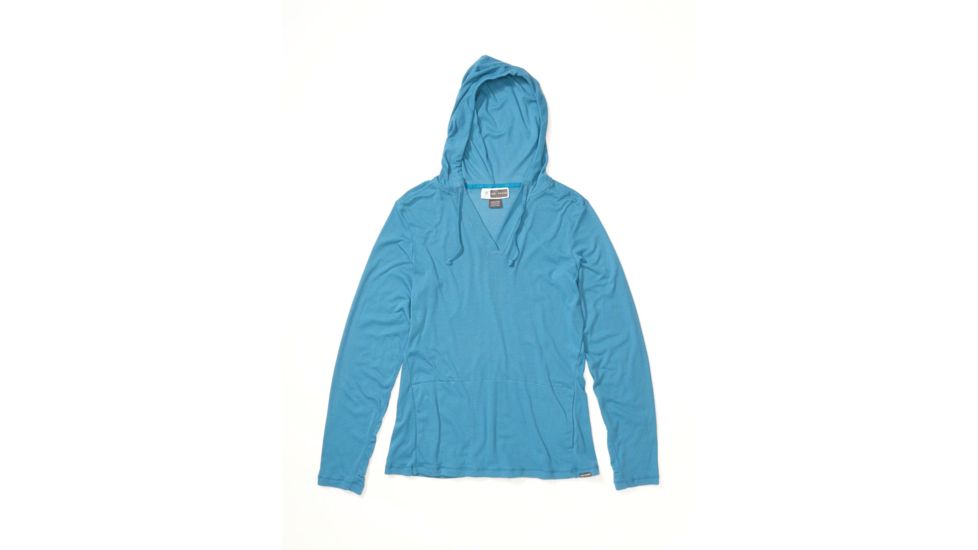 ExOfficio BugsAway Lumen Hoody - Womens, Atlantic, Extra Small, 21112833-5414-XS