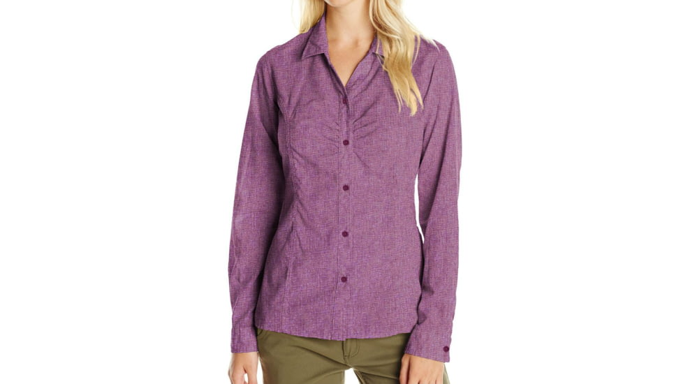 ExOfficio BugsAway Marigold Long Sleeve - Women's-Nouveau-Large