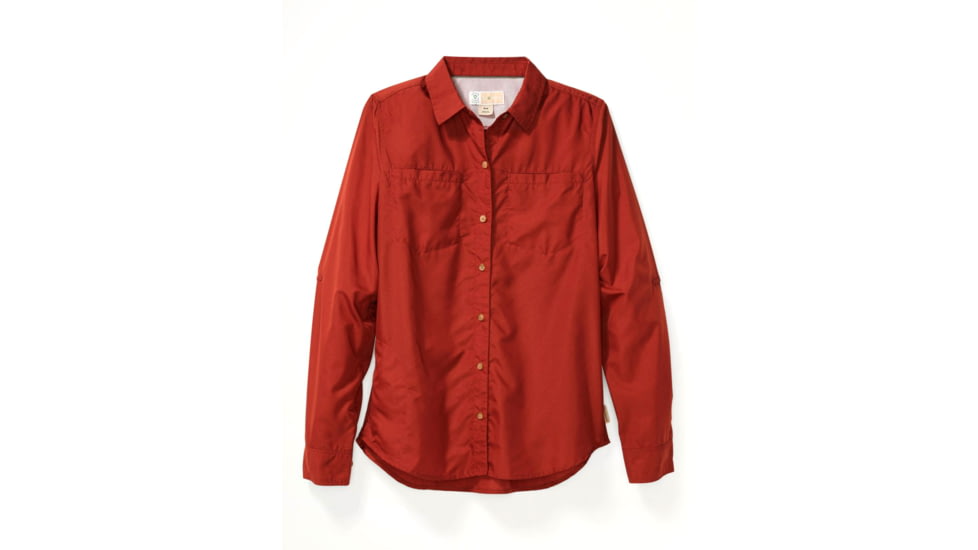 ExOfficio BugsAway Palotina Long Sleeve - Womens, Rust, Extra Small, 2101-3368-3635-XS