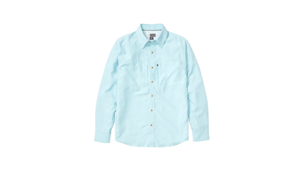 ExOfficio BugsAway Parkes Long Sleeve - Mens, Air Blue, Small, 1101-6733-5010-S