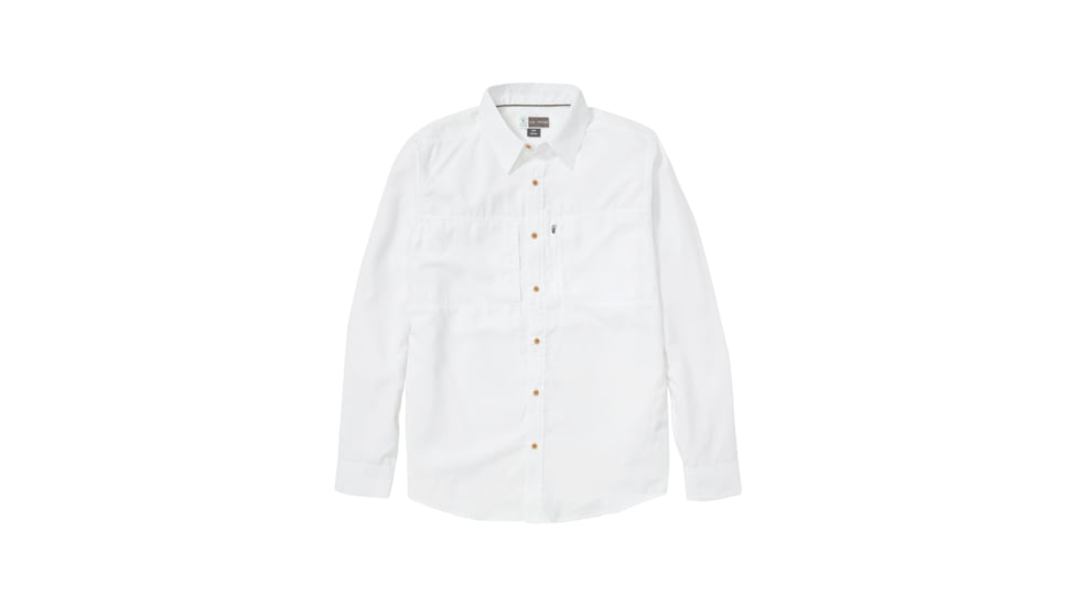 ExOfficio BugsAway Parkes Long Sleeve - Mens, White, Large, 1101-6733-1000-L