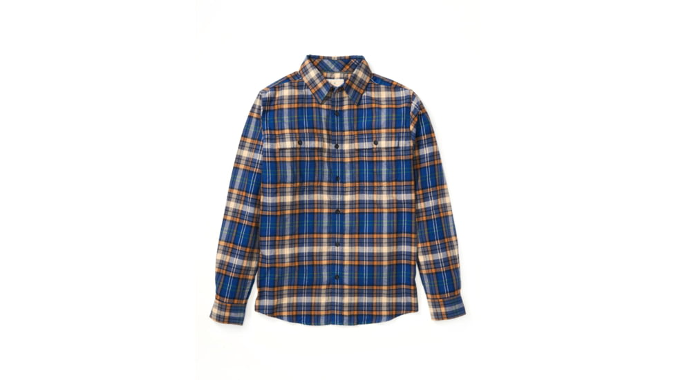 ExOfficio BugsAway Redding Midweight Flannel Long Sleeve - Mens, Navy, Extra Large, 1101-3352-5600-XL