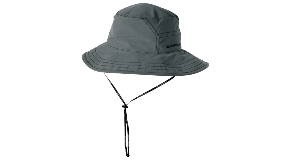 ExOfficio Bugsaway Sol Cool Adventure Hat - Men's-Dark Pebble-S/M