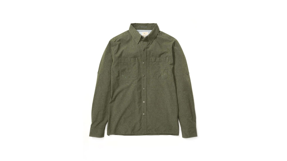 ExOfficio BugsAway Tiburon Long Sleeve - Mens, Crocodile, Extra Large, 1101-3396-8445-XL
