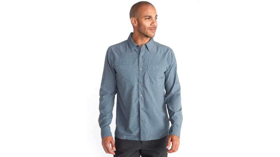ExOfficio BugsAway Tiburon Long Sleeve - Mens, Stormy Weather, 2XL, 1101-3396-6006-2XL