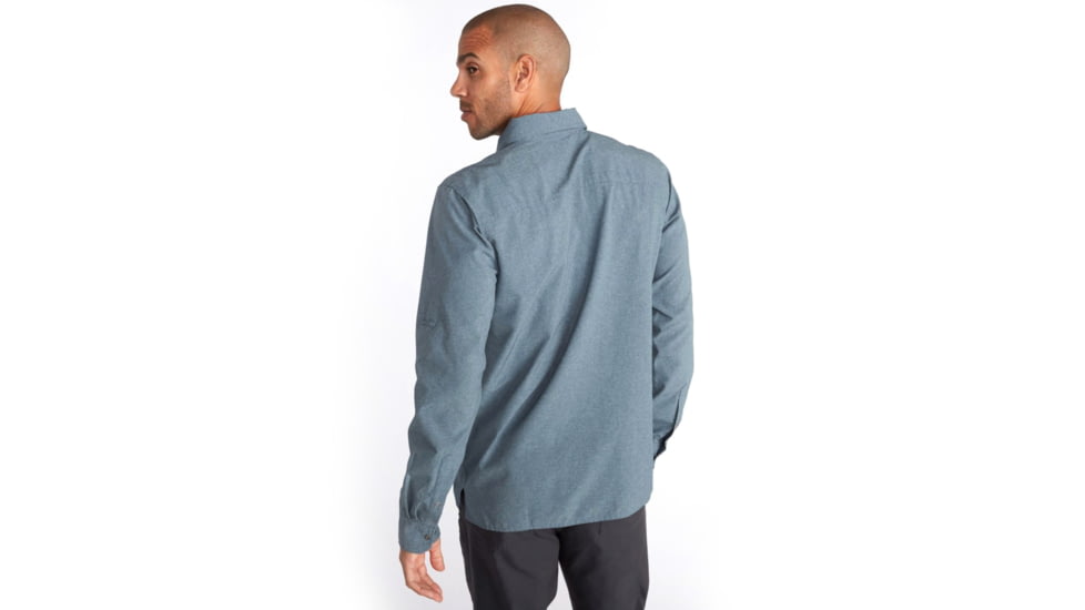 ExOfficio BugsAway Tiburon Long Sleeve - Mens, Stormy Weather, 2XL, 1101-3396-6006-2XL