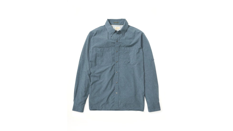 ExOfficio BugsAway Tiburon Long Sleeve - Mens, Stormy Weather, 2XL, 1101-3396-6006-2XL