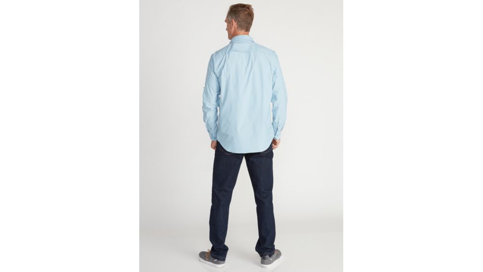 ExOfficio Demo, BA Gallatin Long Sleeve Shirt - Men's, Aleutian, Medium, 1101-3316-Aleut-M-DM