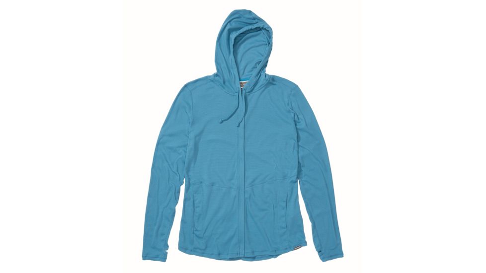 ExOfficio Demo, BA Lumen Full Zip Hoody - Women's, Atlantic, Medium, 2111-3285-ATLTIC-M-DM