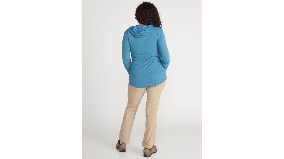 ExOfficio Demo, BA Lumen Full Zip Hoody - Women's, Atlantic, Medium, 2111-3285-ATLTIC-M-DM