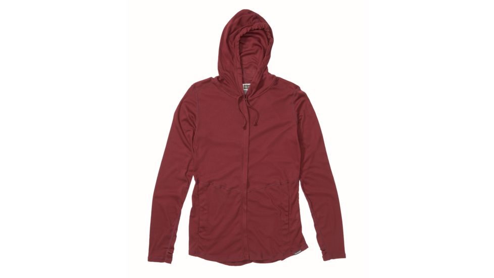 ExOfficio Demo, BA Lumen Full Zip Hoody - Women's, Vineyard, Medium, 2111-3285-VNRD-M-DM