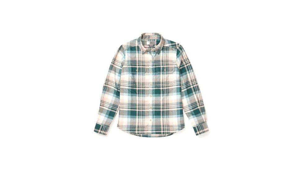 ExOfficio Demo, BA Redding Mdwt Flannel Long Sleeve - Womens, Ballet, Medium, 2101-3365-Ballet-M-DM
