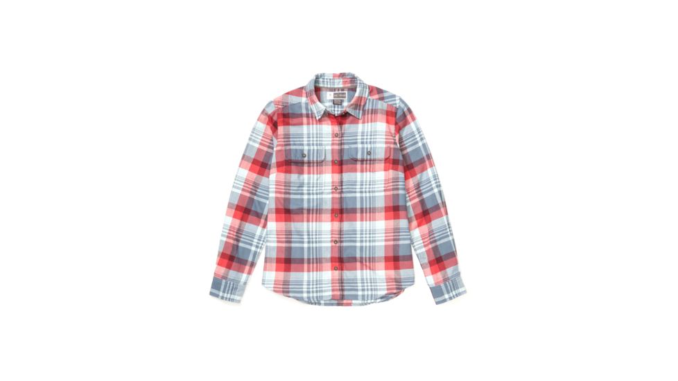 ExOfficio Demo, BA Redding Mdwt Flannel Long Sleeve - Womens, Corydalis Blue, Medium, 2101-3365-CRDALSBL-M-DM