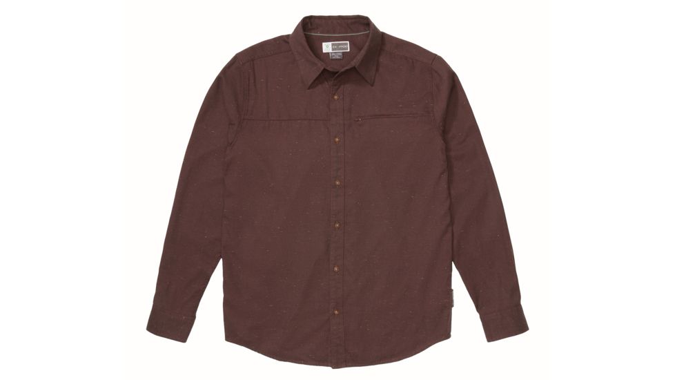 ExOfficio Demo, BA Talaheim Long Sleeve Shirt - Men's, Brown Stone, Medium, 1101-3350-BNSTONE-M-DM