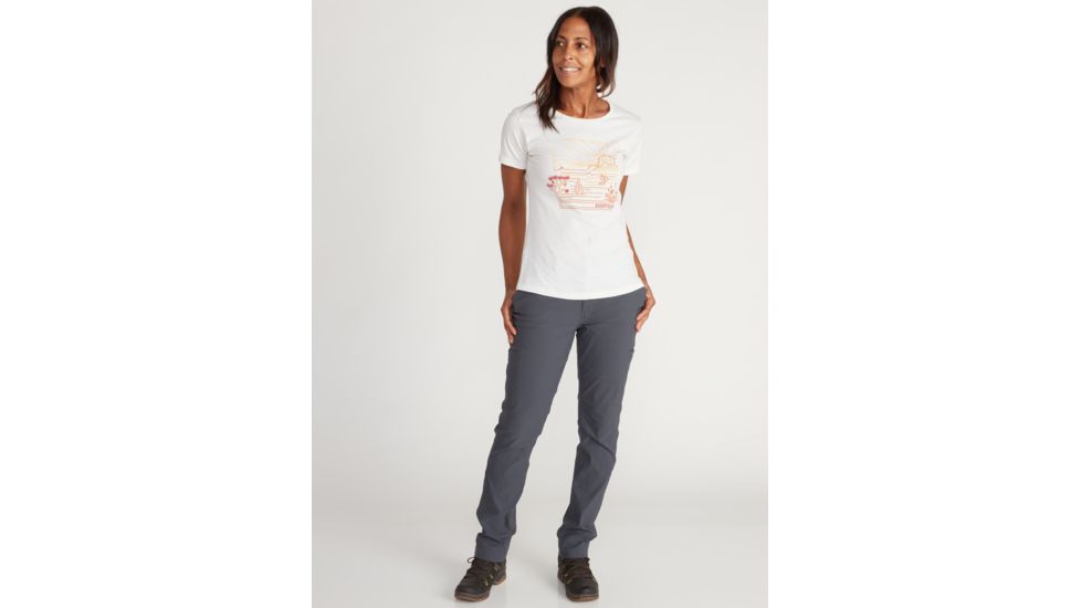 ExOfficio Demo, Escape Tee Short Sleeve Shirt - Women's, Vellum Heather, Medium, 2012-3363-VLMHTHR-M-DM