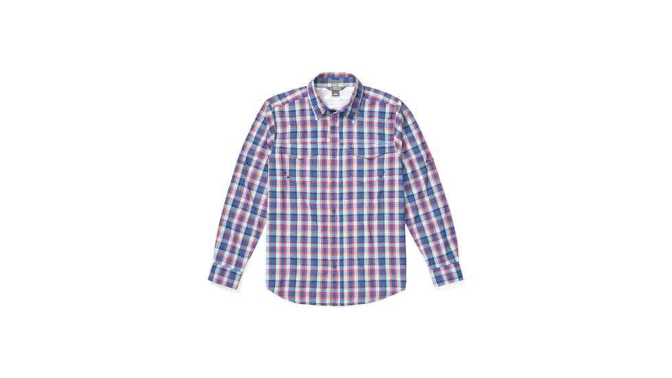 ExOfficio Demo, Estacado Long Sleeve Shirt - Mens, Admiral Blue, Medium, 1001-3246-AdmBl-M-DM