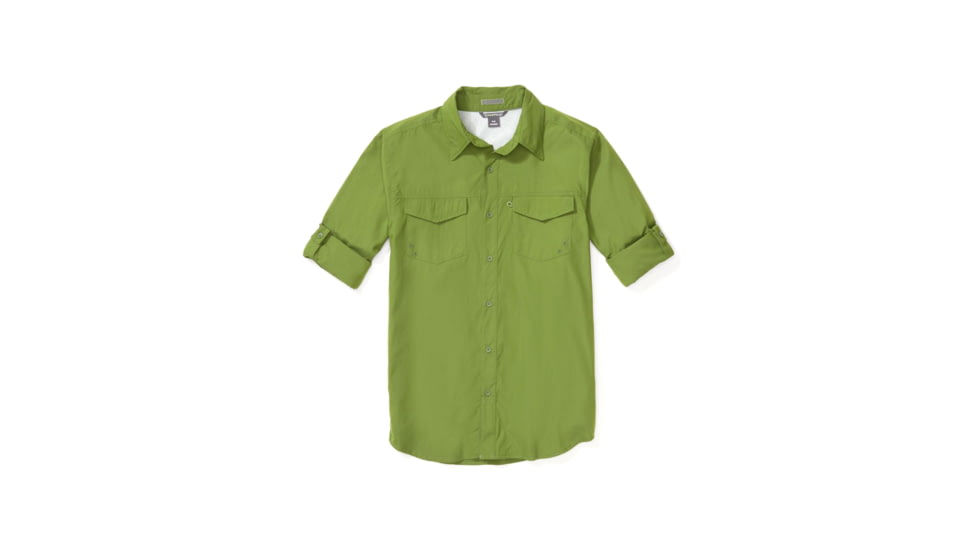 ExOfficio Demo, Estacado Short Sleeve Shirt - Mens, Alpine Green, Medium, 1002-3249-AG-M-DM