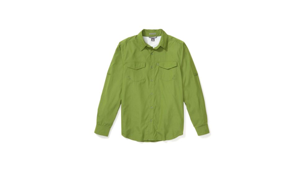ExOfficio Demo, Estacado Short Sleeve Shirt - Mens, Alpine Green, Medium, 1002-3249-AG-M-DM