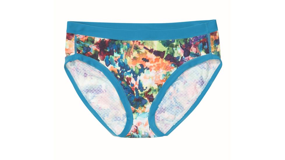 ExOfficio Demo, GNG Sprt Msh Printed Bikini - Women's, Pretty Palmy, Medium, 2245-3046-PrtPlm-M-DM
