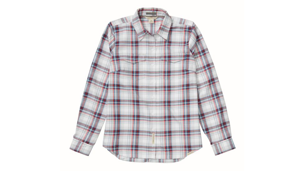ExOfficio Demo, Madison Midwght Flannel Long Sleeve - Women's, White, Medium, 2001-3358-White-M-DM