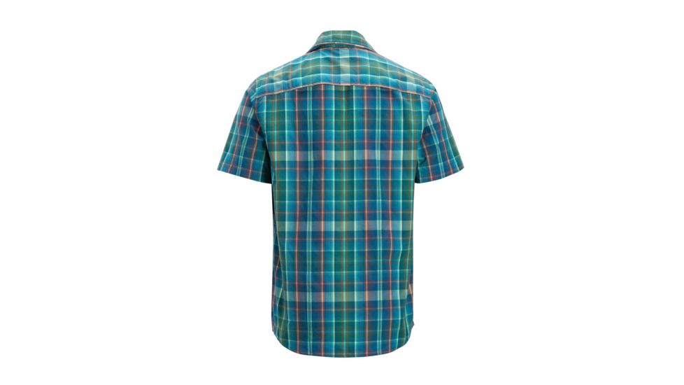 ExOfficio Estacado Short Sleeve, Deep Water, XL, 10023249-5721-XL