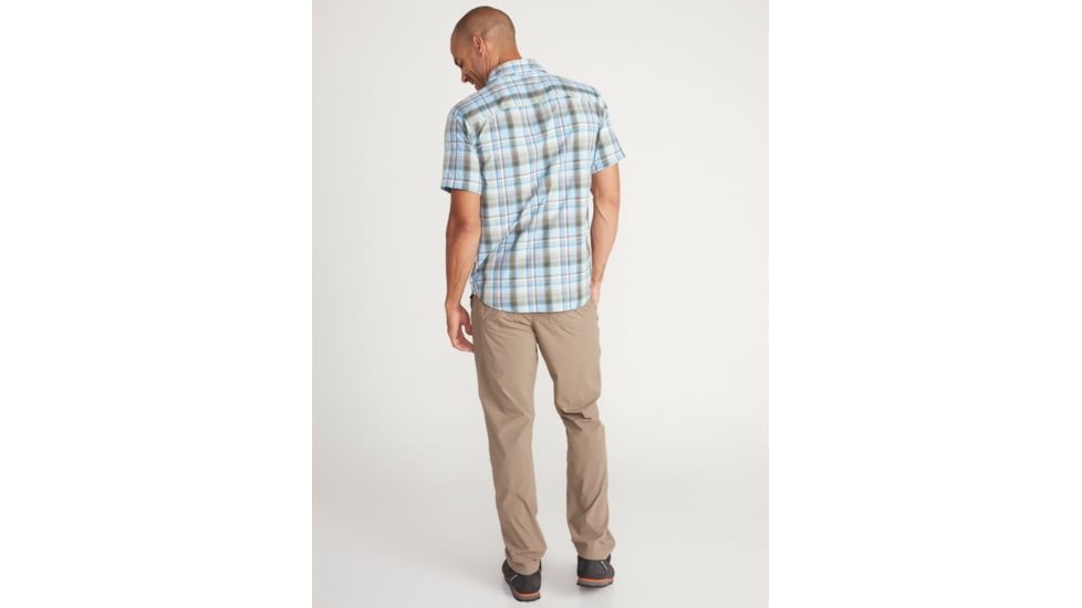 ExOfficio Estacado Short Sleeve Shirt - Mens, Clear Blue, Large, 1002-3249-5440-L