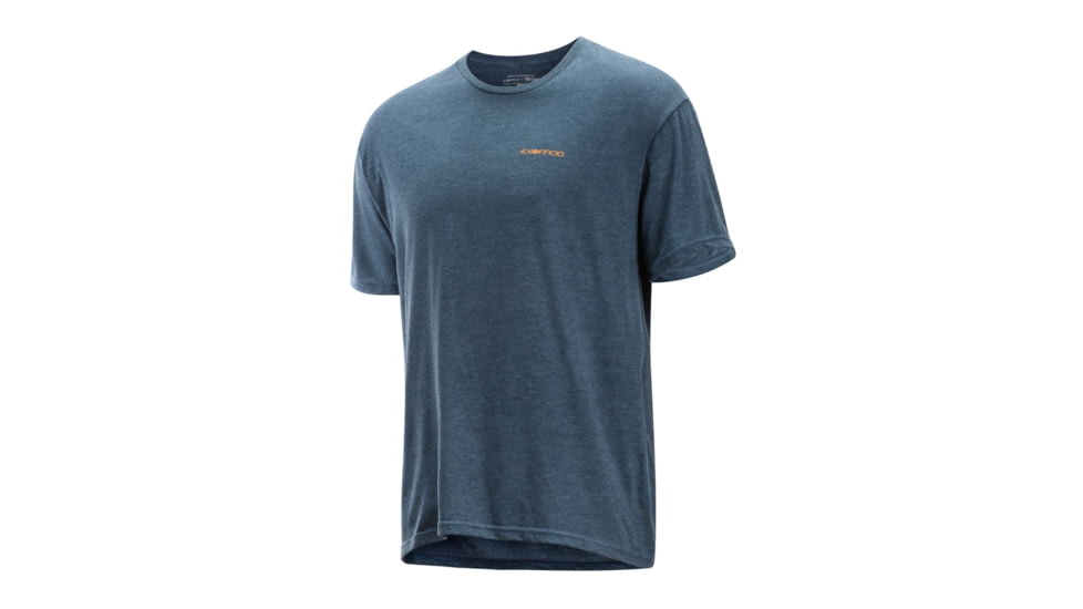 ExOfficio Excursion Short Sleeve Tee, Navy Heather, M, 10123274-5640-M