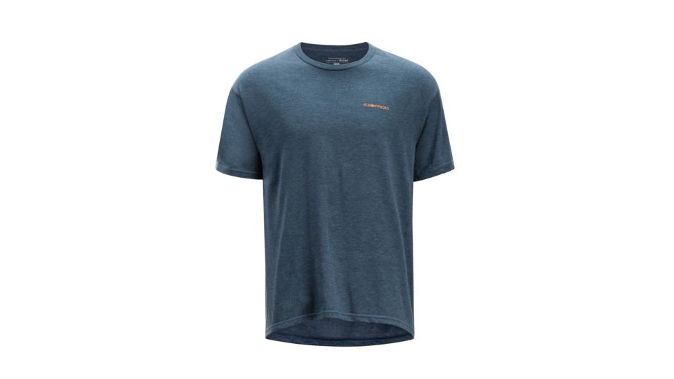 ExOfficio Excursion Short Sleeve Tee, Navy Heather, M, 10123274-5640-M