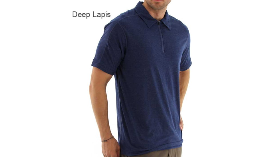 ExOfficio ExO Dri Zip Cricket SS - Dk Charcoal XXL