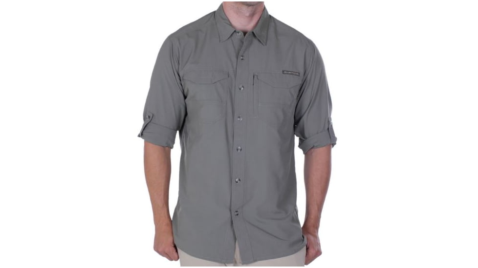 ExOfficio Geotrek'r Field Long Sleeve Shirt - Men's-Small-Sage