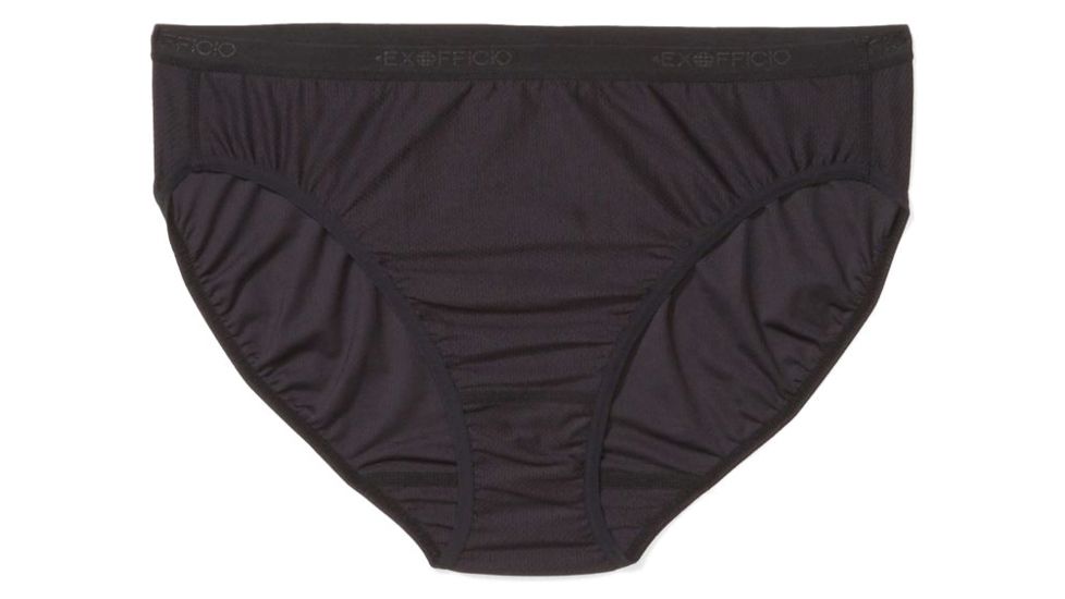 ExOfficio Give-N-Go 2.0 Bikini Brief - Womens, Black, Extra Large, 2241-6698-9999-XL